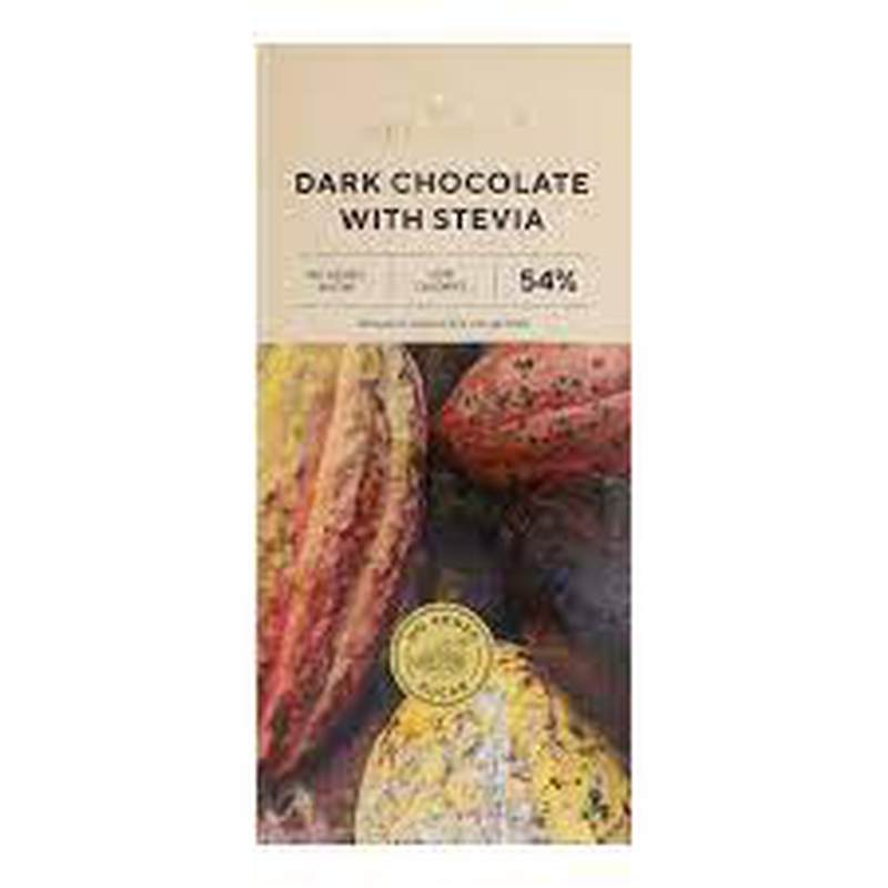 Шоколад Мілленіум чорний/стевія 54% 100г