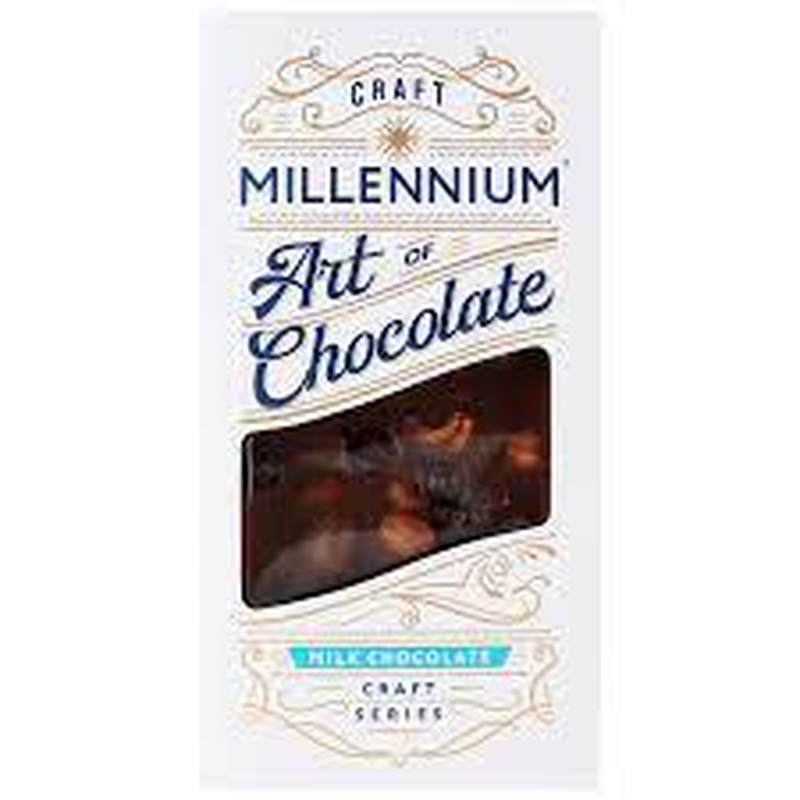 Шоколад Мілленіум Крафт молочний мікс горіхів/смородина 100г