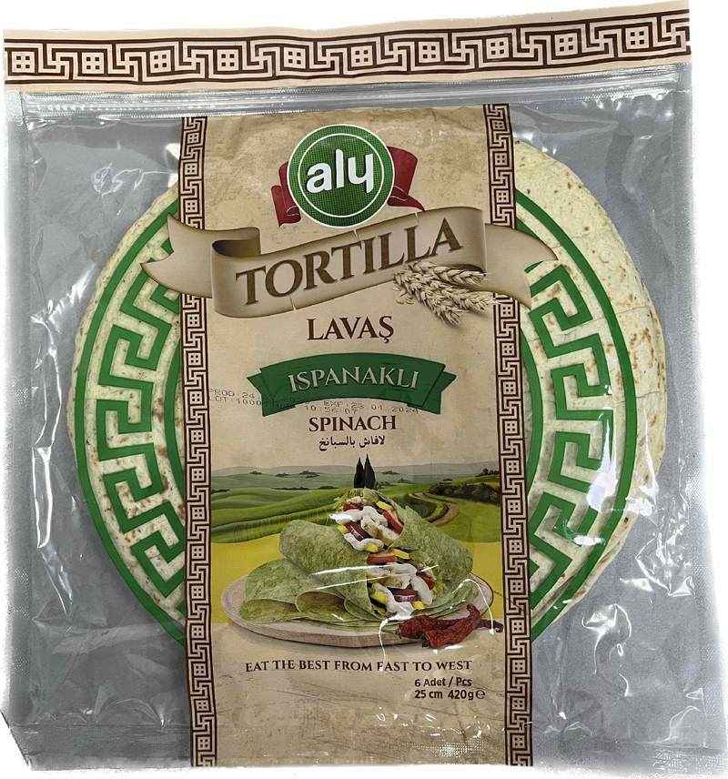Тортилья Алу зі шпинатом 420г