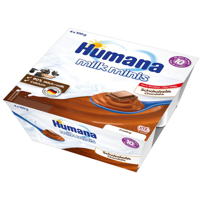Пудинг Хумана шоколад 4*100г