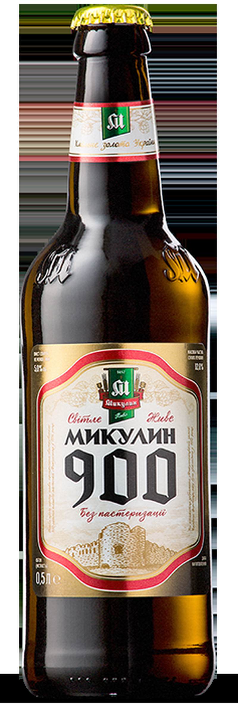 Пиво Микулин 900 0,5л