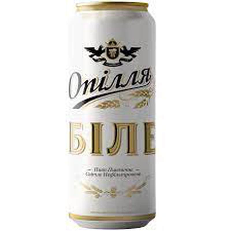 Пиво Опілля Біле 0,5л ж/б