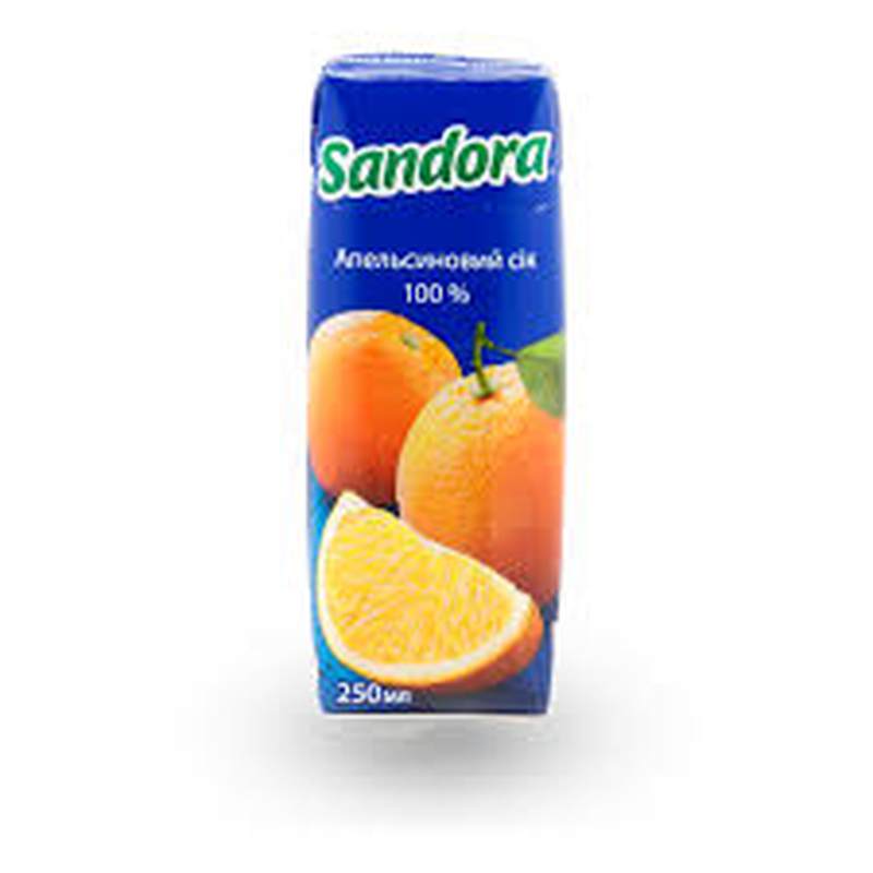 Сік Сандора апельсин 0,2л