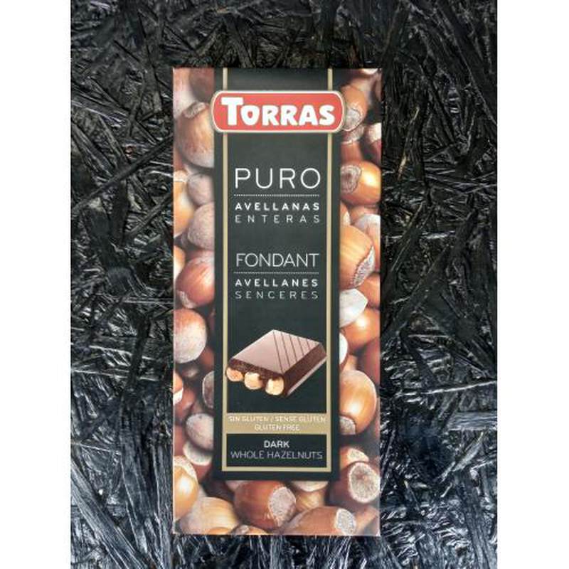 Шоколад Торрас чорн. з мигдалем 200г/Іспанія