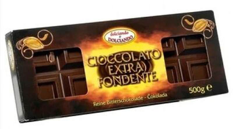 Шоколад чорн екст Долчіандо 500г/Італія