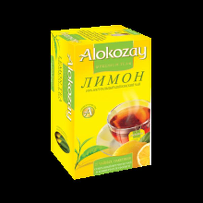 Чай Алокозай чорний лимон 25п