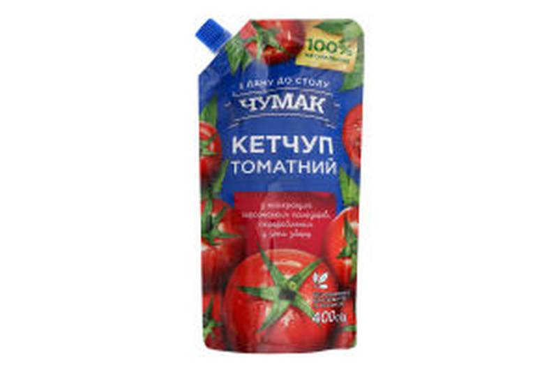 Кетчуп Чумак томатний 400г