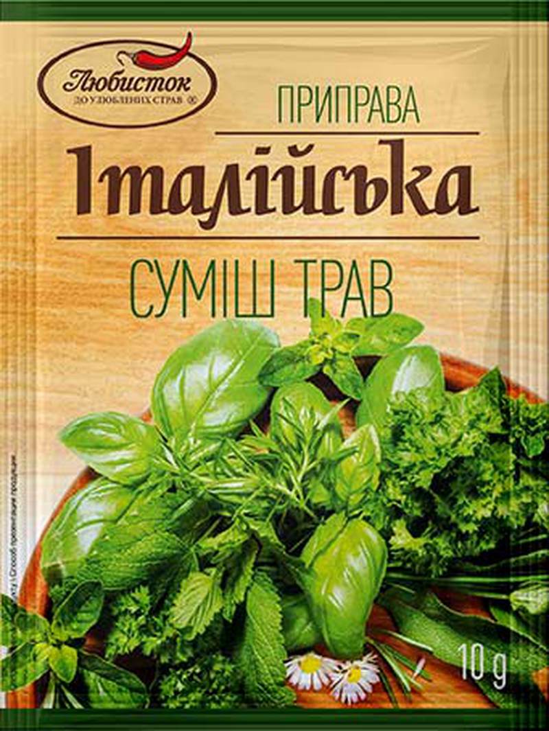 Приправа Любисток суміш трав італ. 10г