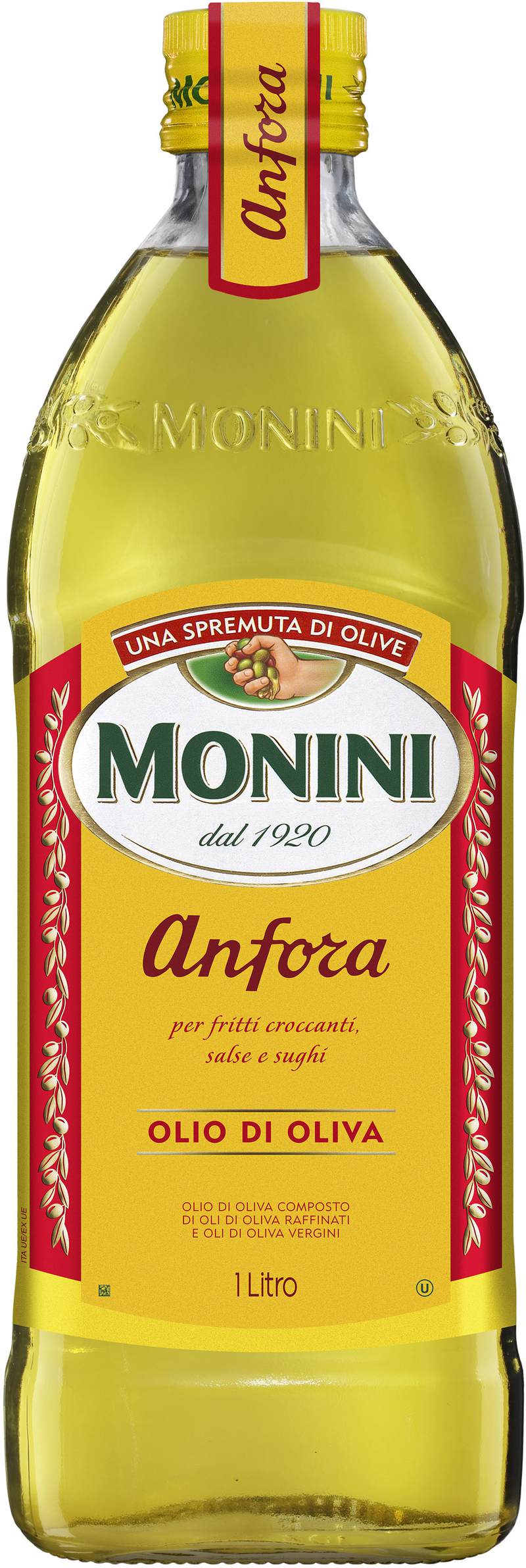 Олія Моніні Анфора 1л для салату і смаження/Італія
