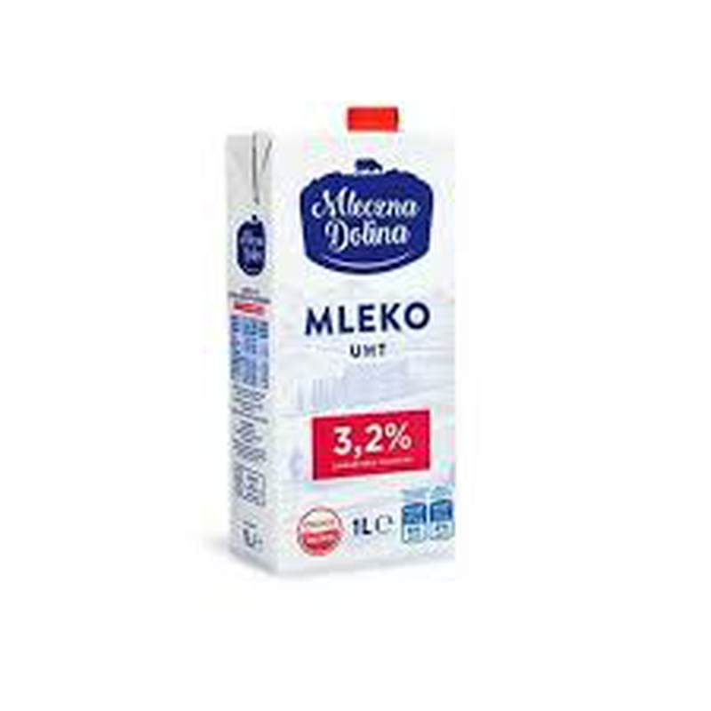 Молоко Млечна долина 3,2% 1л/Польща