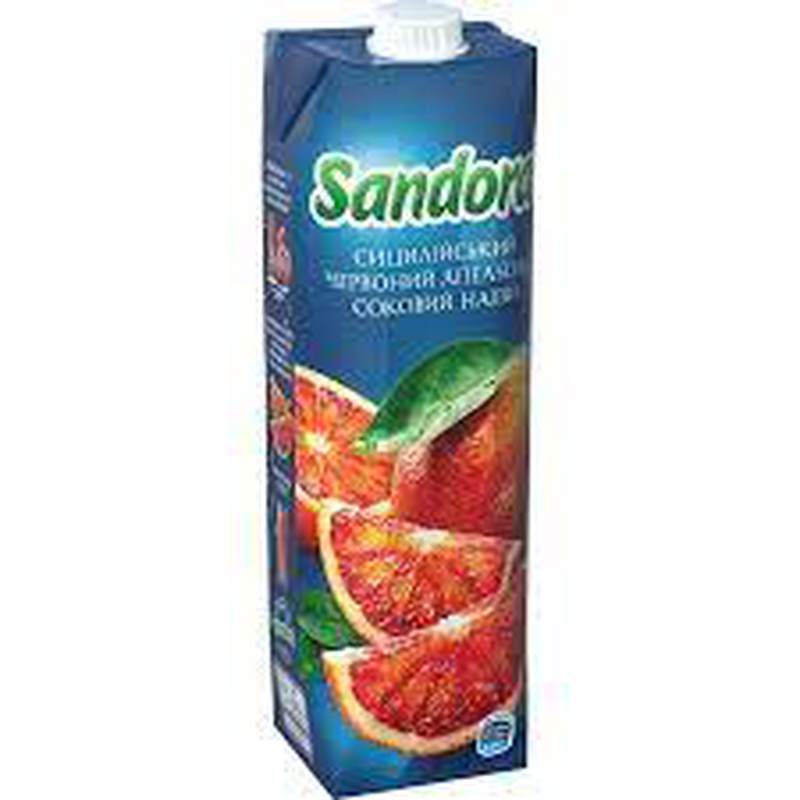 Соковий напій Сандора сицилійський апельсин 0,95л