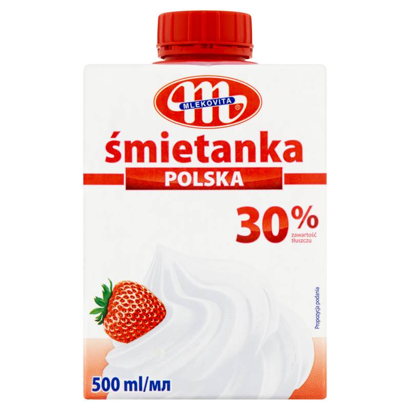Вершки Млековіта 30% 500мл/Польща