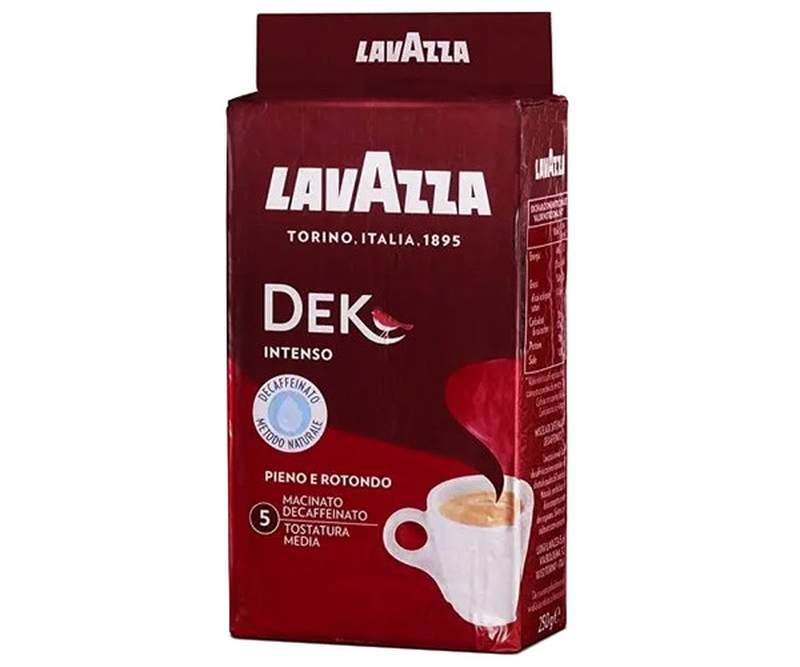 Кава Лаваца Дек інтенсо 250г(без кофеїну)/Італія