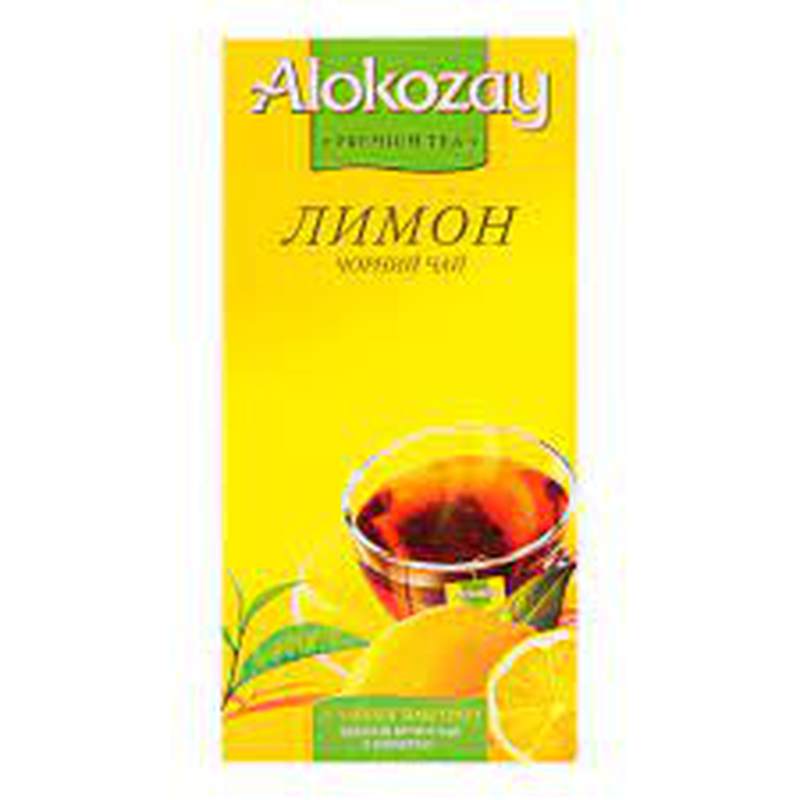 Чай Алокозай чорний лимон 25п