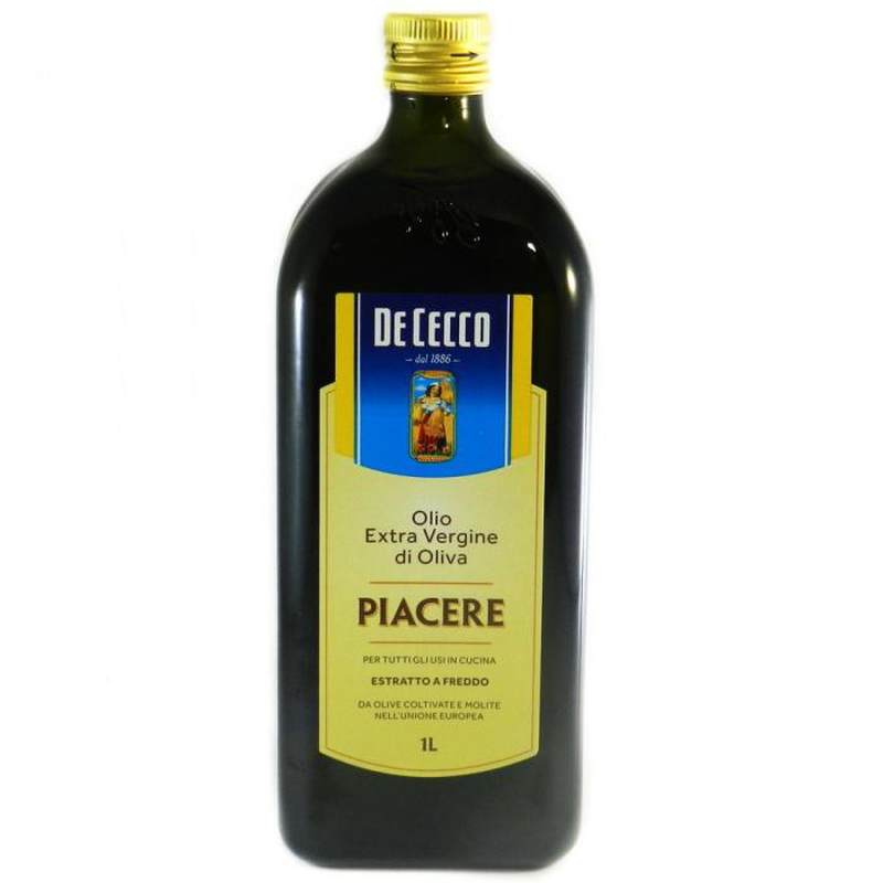 Олія оливкова Де Чеко Пяцере холод.відж. 1л/Італія