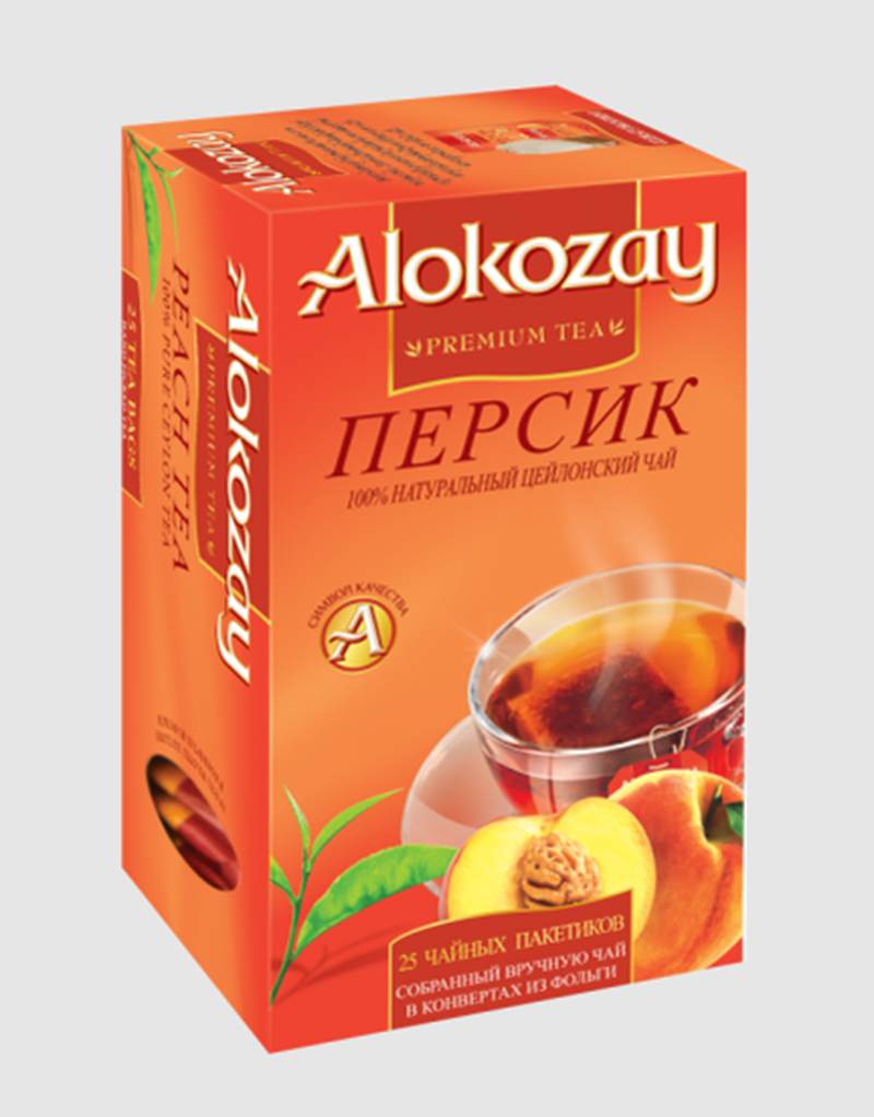 Чай Алокозай персик 25п