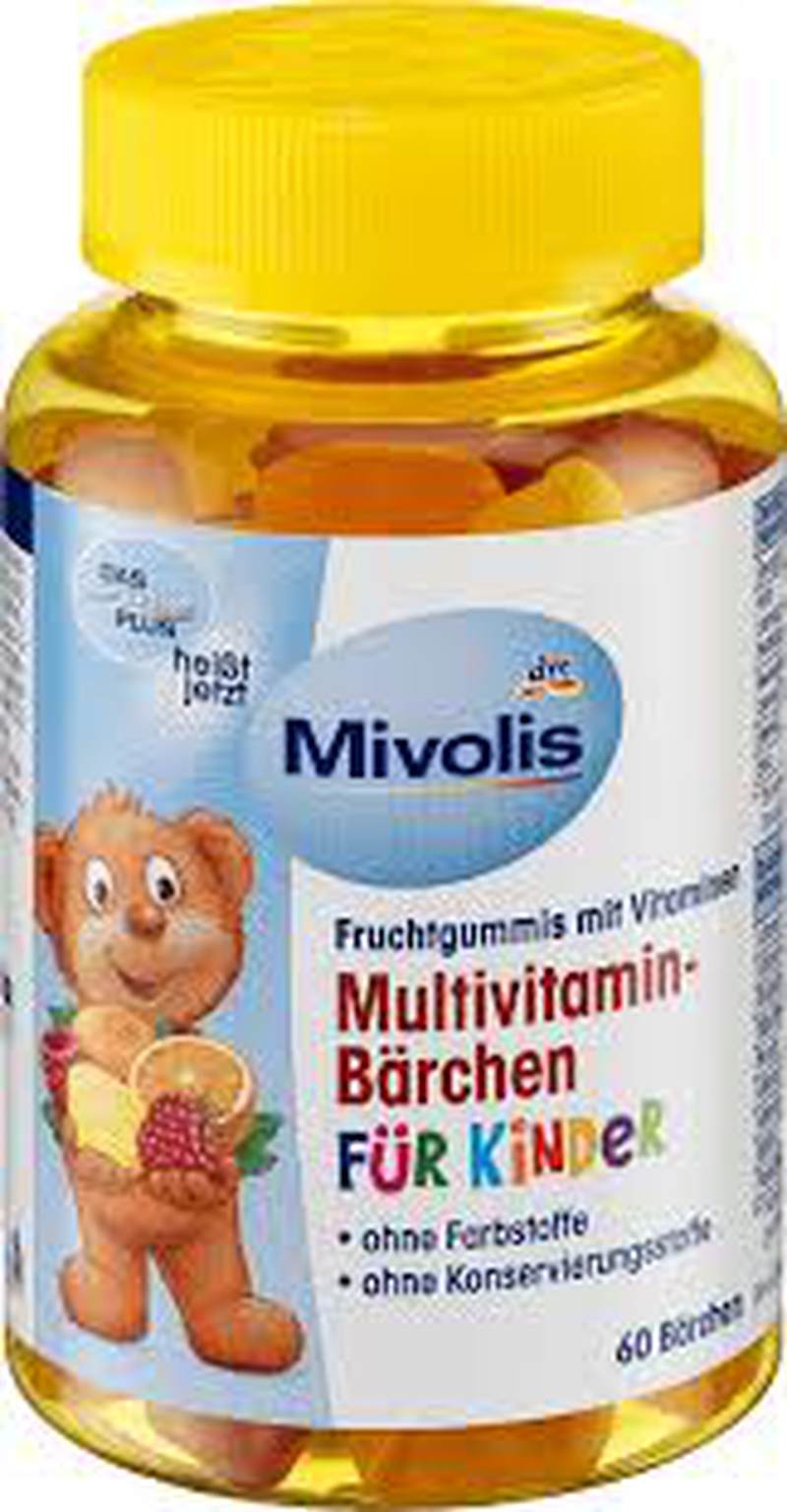 Вітаміни дитячі Міволіс 60шт./Німеччина