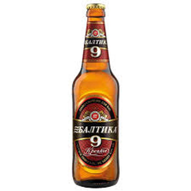 Пиво Балтика №9 міцне 0,5л