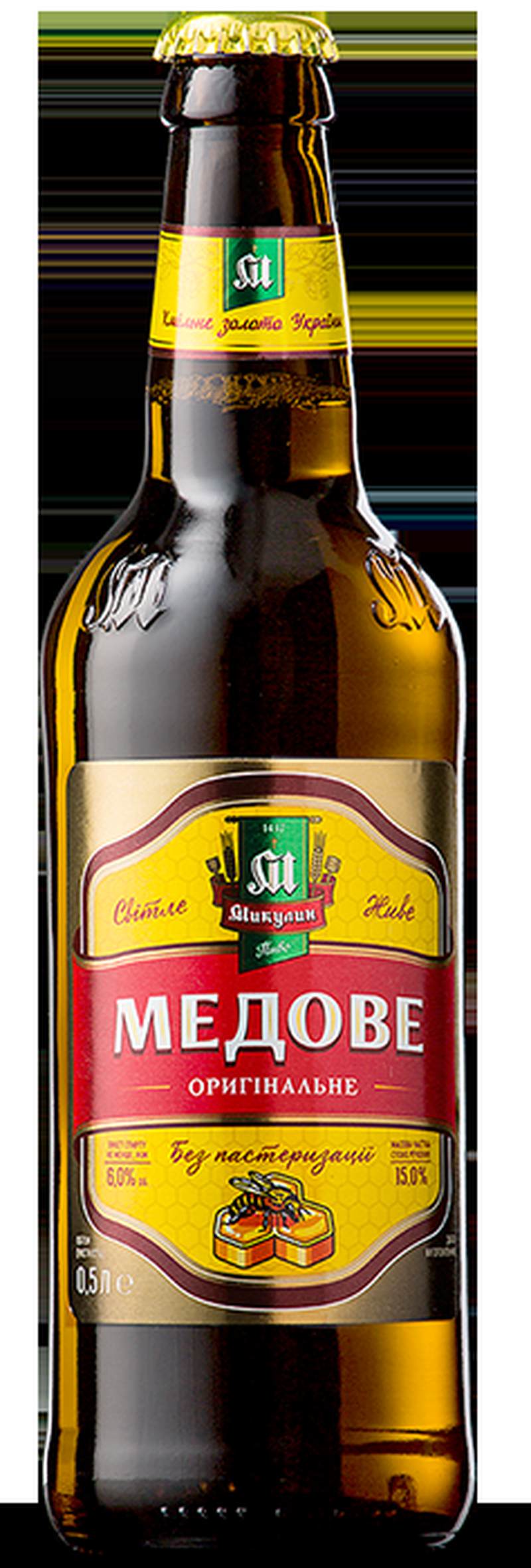 Пиво Микулин Медове 0,5л