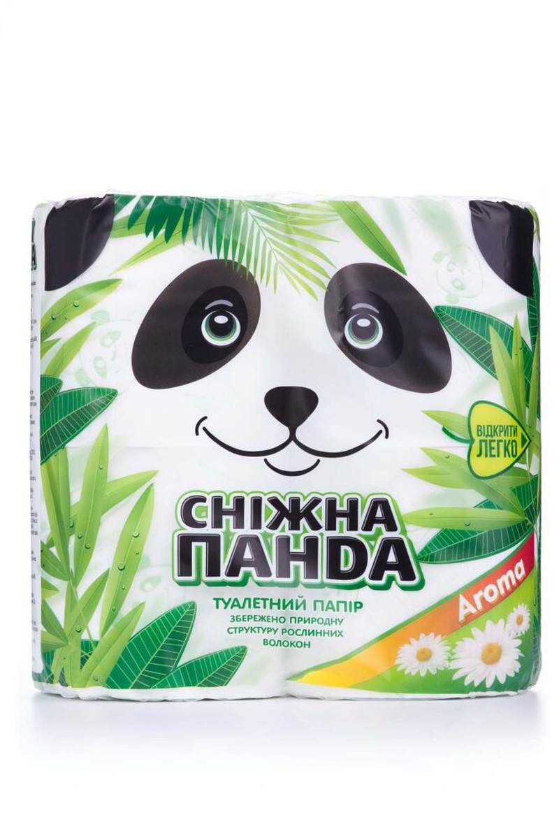 Туалетний папір Сніжна панда 2 шар  4рул./уп