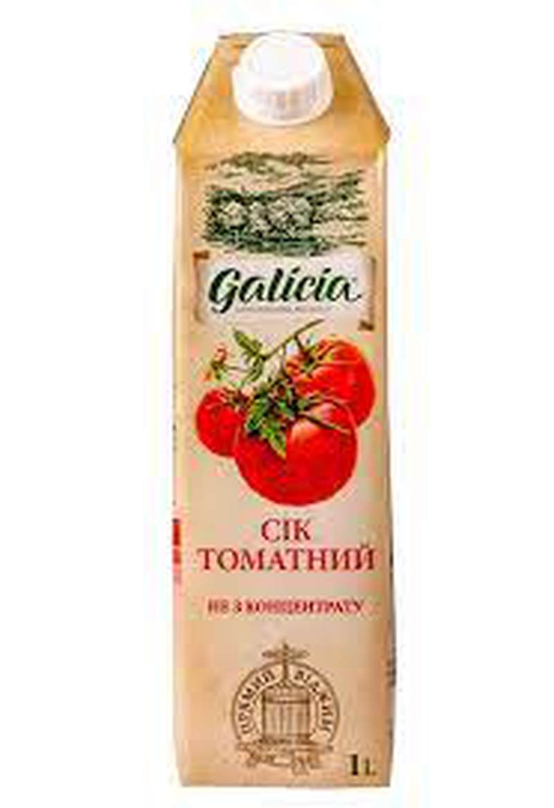 Сік Галіція томат 1л