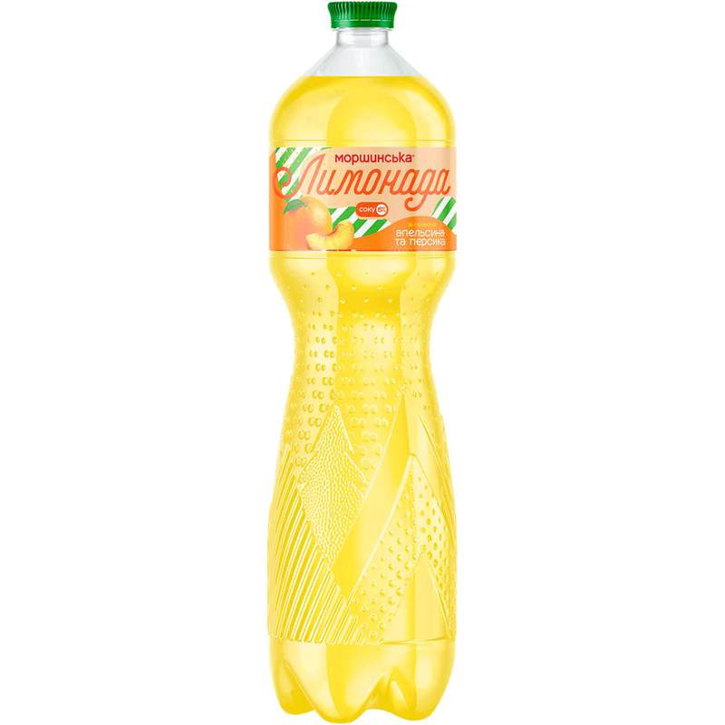 Напій Моршинська Лимонада апельсин/персик с/г 1,5л