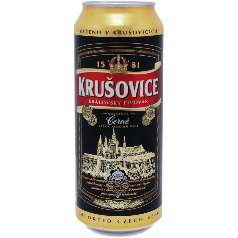 Пиво Крушовіце Чорне 0,5л ж/б