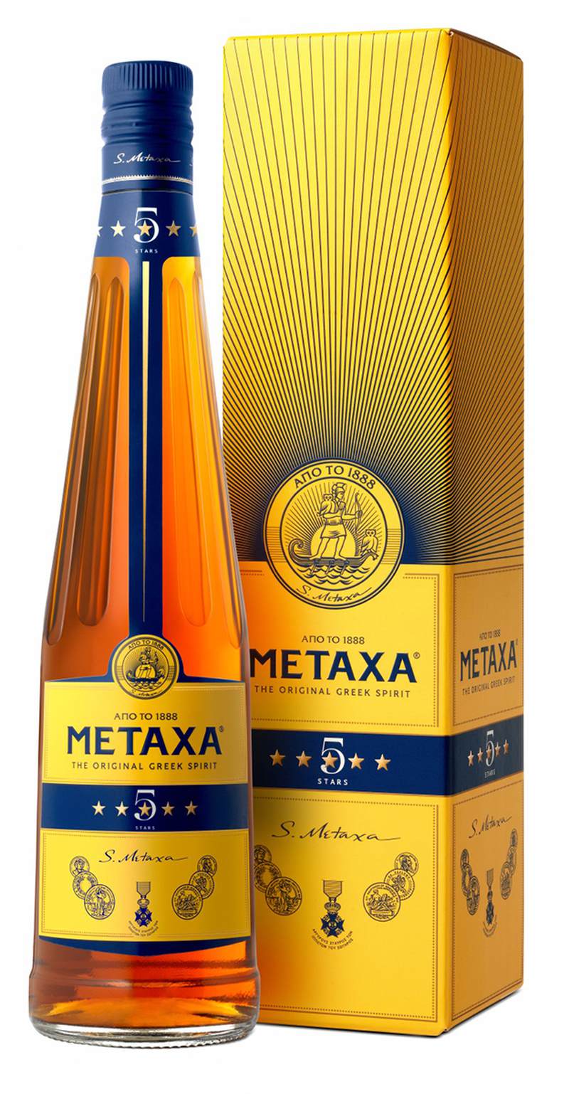 Напій алкогольний Метакса 5* 0,7л 38% коробка