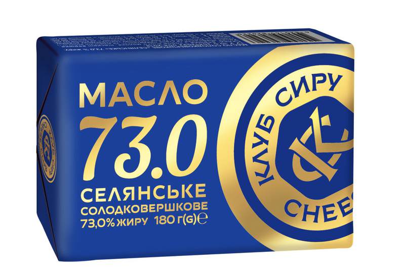 Масло Клуб Сиру 73% 180г