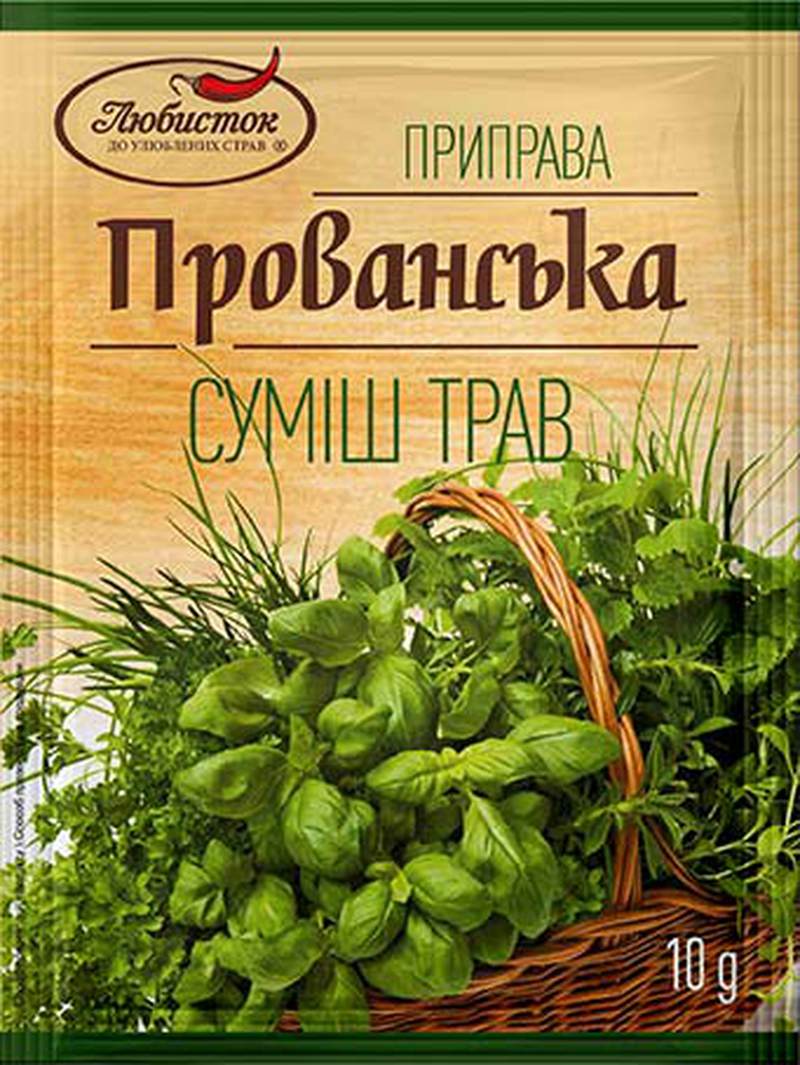 Приправа Любисток суміш трав прован. 10г