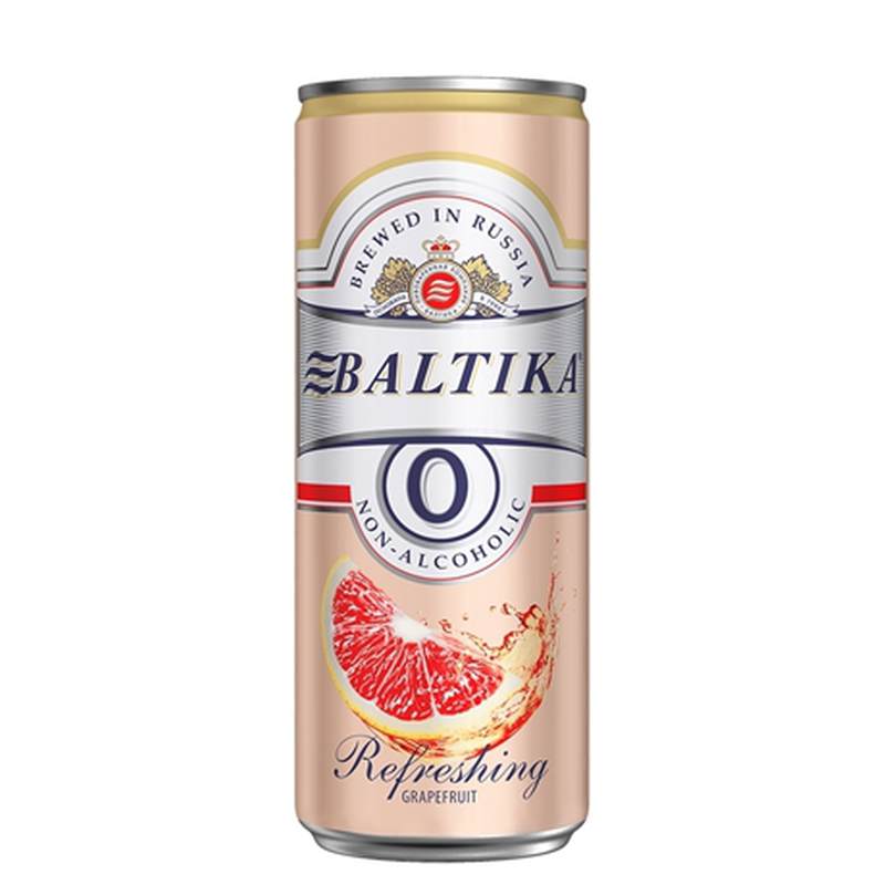 Пиво Балтика №0 б/а Грейпфрут 0,5л ж/б