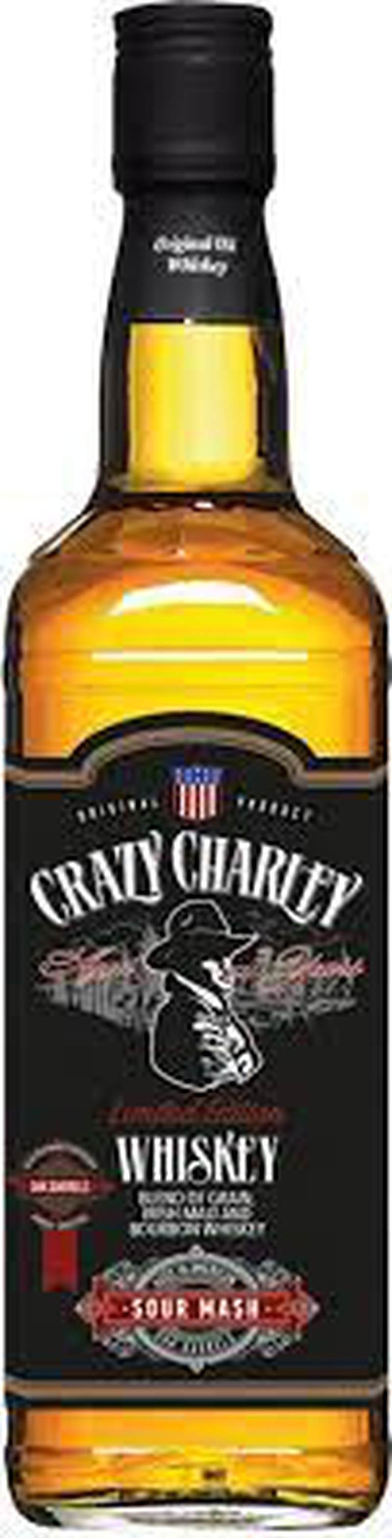 Віскі Крейзі Чарлі 0,7л 40% чорна етикетка