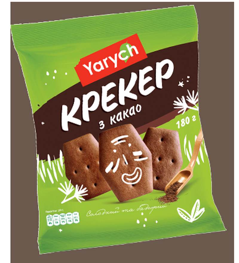 Крекер Яричів шоколадний 180г