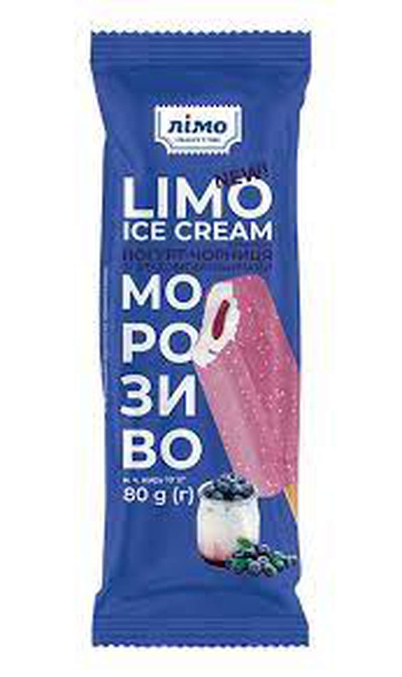 Мороз Лімо Айс крім йогурт-чорниця/кранчі 80г