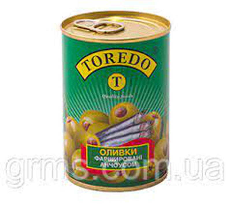 Оливки фаршировані Торедо 300мл ж/б в асорт