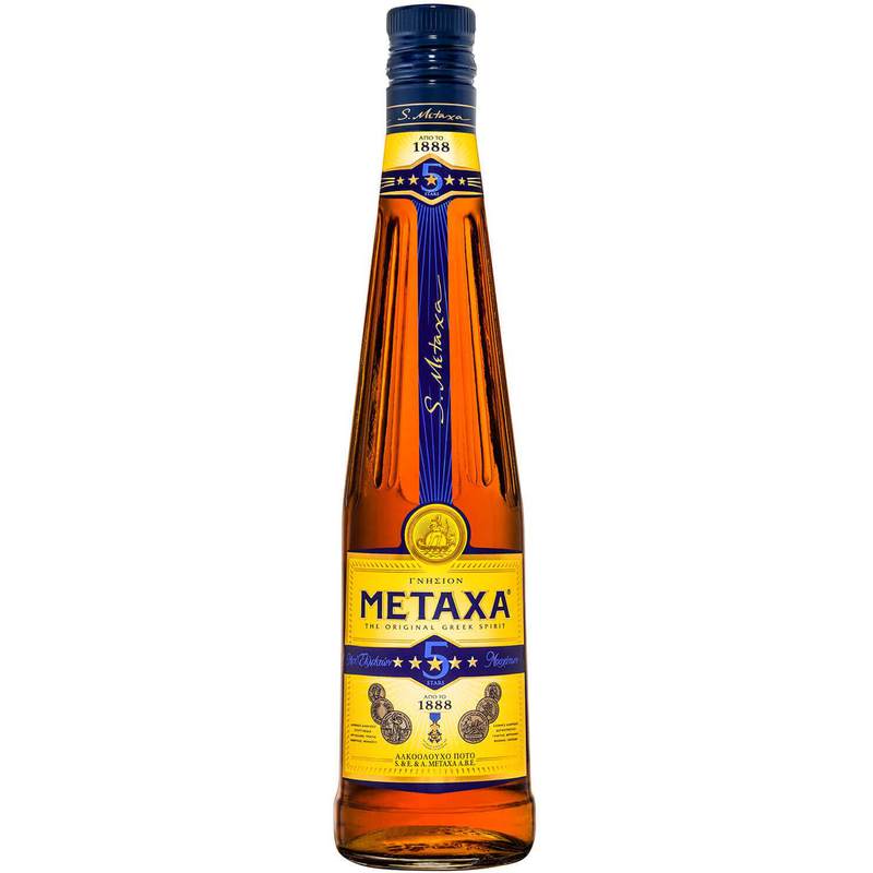 Напій алкогольний Метакса 5* 0,5л 38%