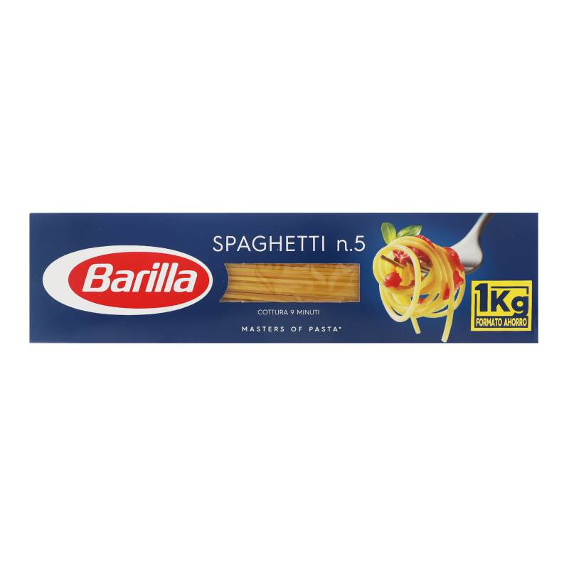 Макарони Барілла №5 спагетті картон 1кг /Італія