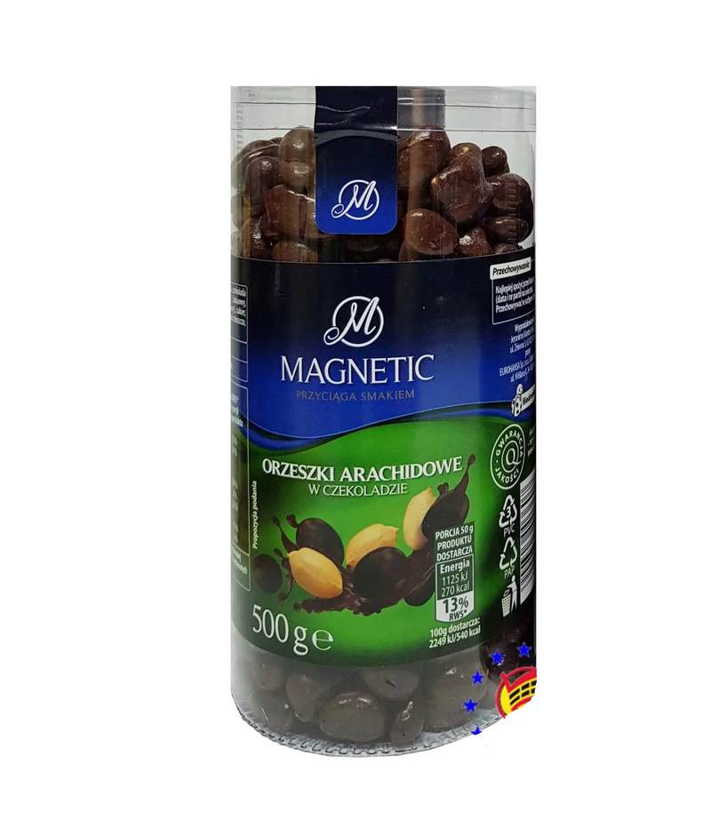 Арахіс Магнетік в шоколаді 500г/Польща