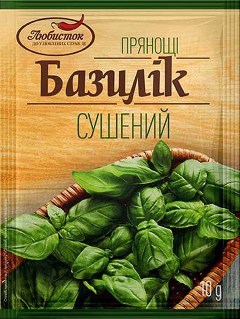 Приправа Любисток Базилік 10г