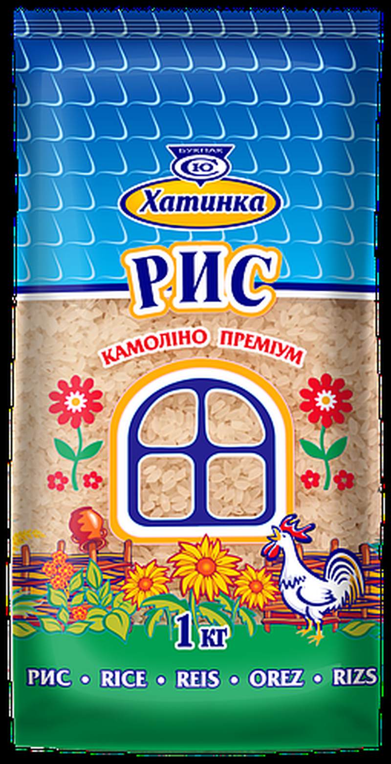 Крупа рис Хатинка камоліно 1кг