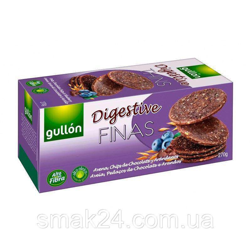 Печиво Гуллон злакове з чорн.і какао 270г/Іспанія